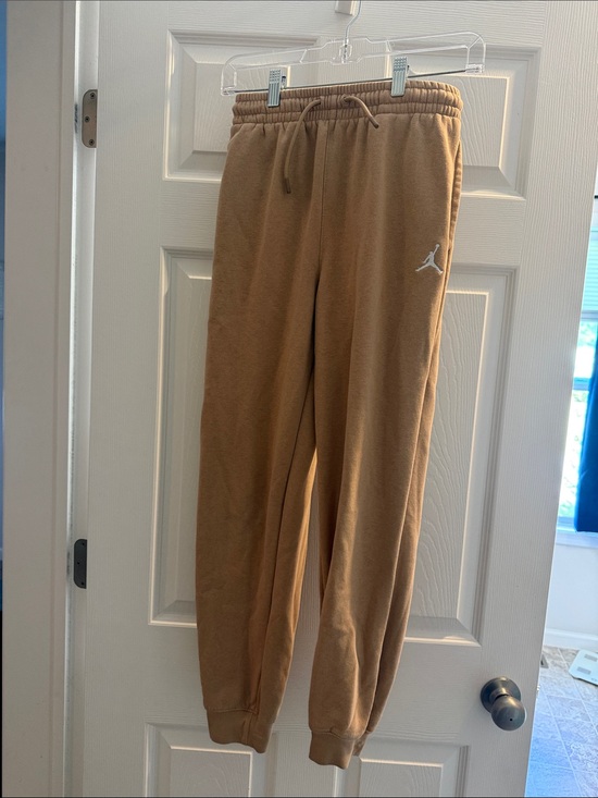 Jordan Other - Jordan Kids Brown Tan Sweatpants with White Jumpman